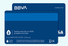 Tarjeta de Crédito Aqua Más de BBVA